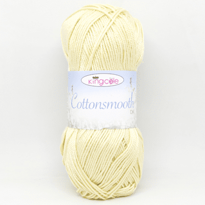 King Cole Cottonsmooth DK Yarn 3521 Ecru