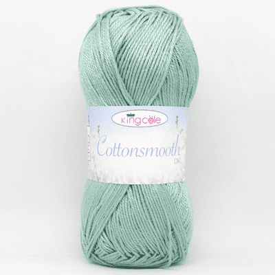 King Cole Cottonsmooth DK Yarn 3527 Aqua