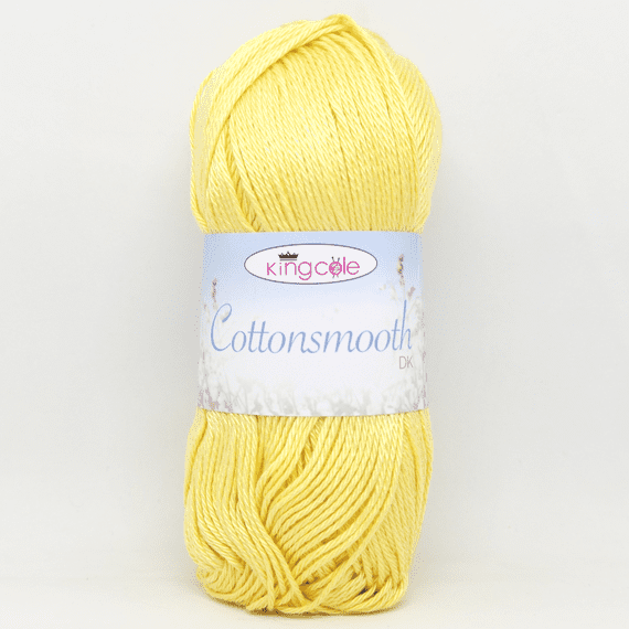 King Cole Cottonsmooth DK Yarn 3529 Sun