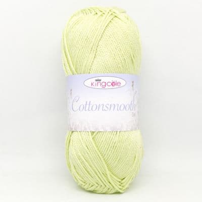 King Cole Cottonsmooth DK Yarn 3531 Celery