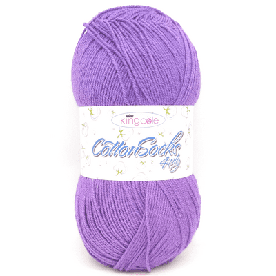 King Cole Cotton Socks 4ply 4767 Mauve