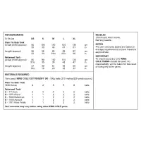 King Cole Cottonsoft DK 6399 Tank Tops Crochet Pattern