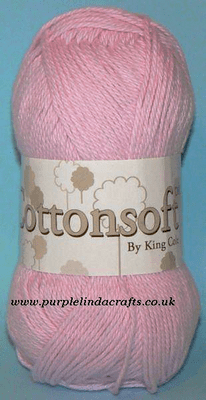 King Cole Cottonsoft DK 712 ROSE Pink