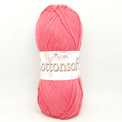 King Cole Cottonsoft DK Yarn 1574 Coral