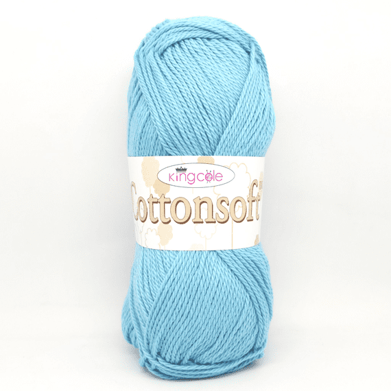 King Cole Cottonsoft DK Yarn 1575 Cloud Blue