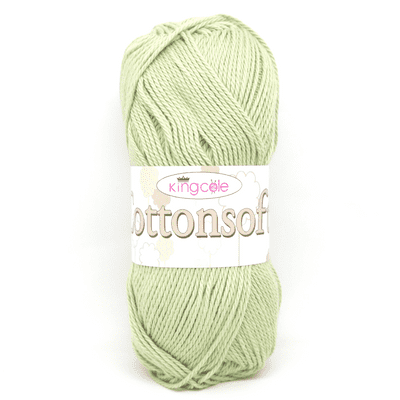 King Cole Cottonsoft DK Yarn 1576 Sage Green