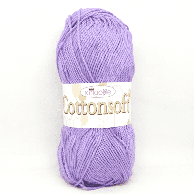 King Cole Cottonsoft DK Yarn 1849 Lavender