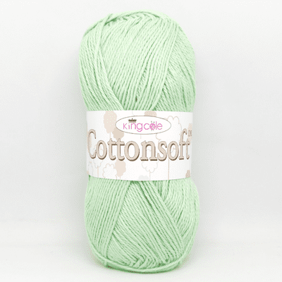 King Cole Cottonsoft DK Yarn 1851 Apple Green