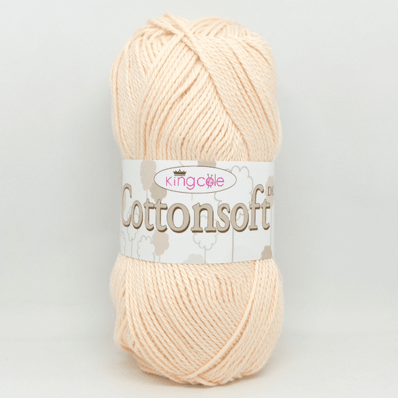 King Cole Cottonsoft DK Yarn 1932 Powder