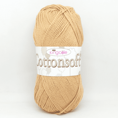 King Cole Cottonsoft DK Yarn 1933 Butterscotch