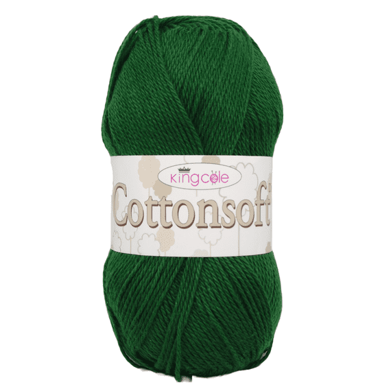 King Cole Cottonsoft DK Yarn 1935 Fern Green