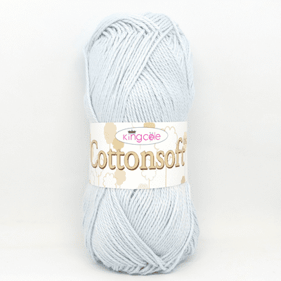 King Cole Cottonsoft DK Yarn 3032 Light Grey