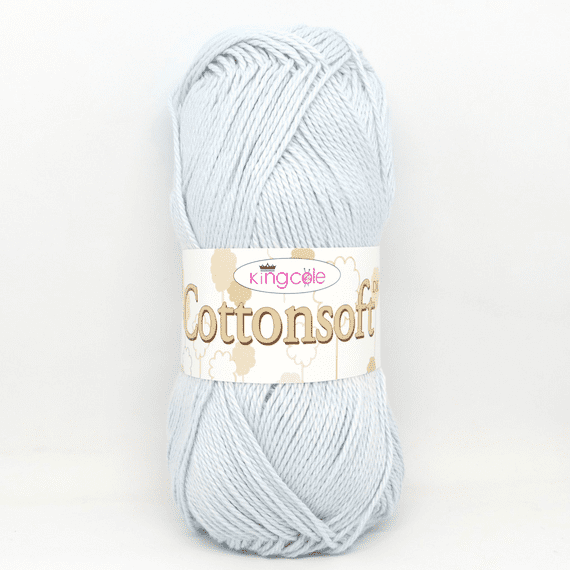 King Cole Cottonsoft DK Yarn 3032 Light Grey