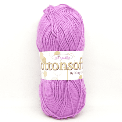 King Cole Cottonsoft DK Yarn 3033 Orchid DISCONTINUED