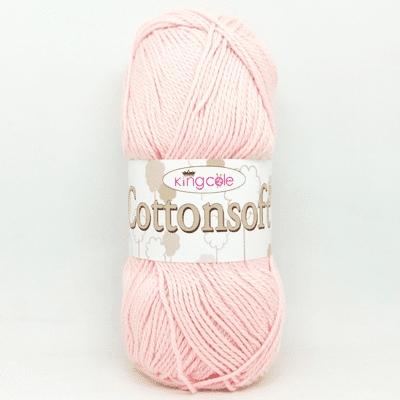 King Cole Cottonsoft DK Yarn 3363 Blush