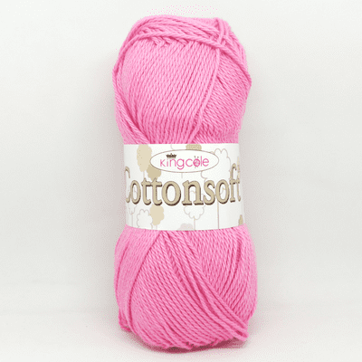 King Cole Cottonsoft DK Yarn 3462 Candy Floss
