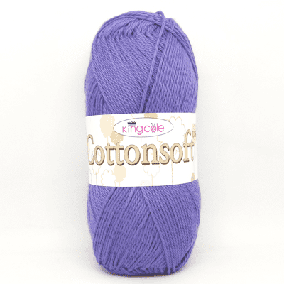 King Cole Cottonsoft DK Yarn 717 Violet