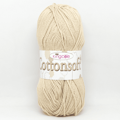 King Cole Cottonsoft DK Yarn 742 Oyster