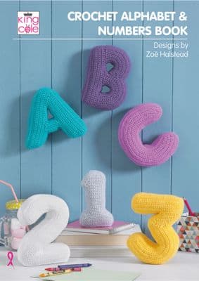 King Cole Crochet Alphabet Numbers Book
