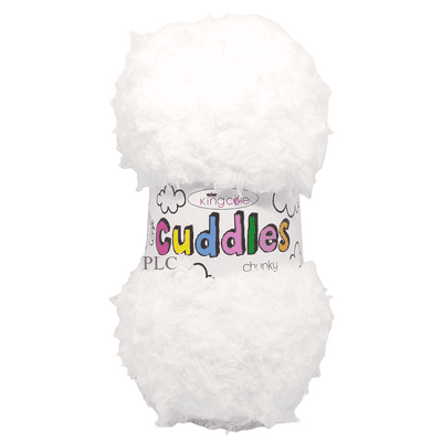 King Cole Cuddles Chunky 350 White