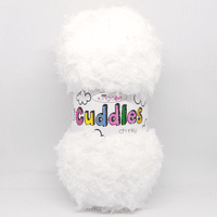 King Cole Cuddles Chunky Yarn 350 White