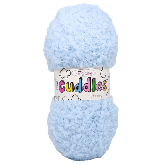 King Cole Cuddles Chunky Yarn 352 Sky Blue