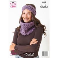 King Cole Dalesway Chunky 6442 Accessories Crochet Pattern