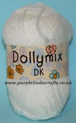 King Cole Dollymix DK 001 White