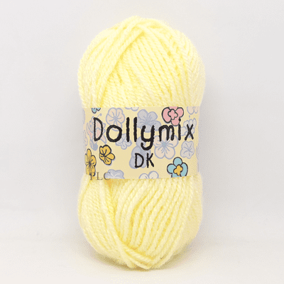 King Cole Dollymix DK Yarn 03 Primrose Yellow