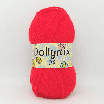 King Cole Dollymix DK Yarn 09 Red