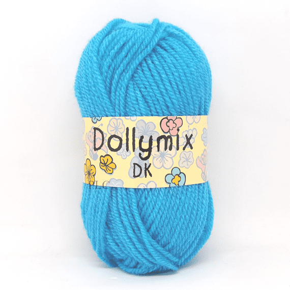 King Cole Dollymix DK Yarn 143 Surf Blue