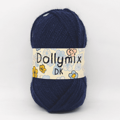 King Cole Dollymix DK Yarn 25 Navy Blue