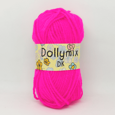 King Cole Dollymix DK Yarn 40 Candy Pink