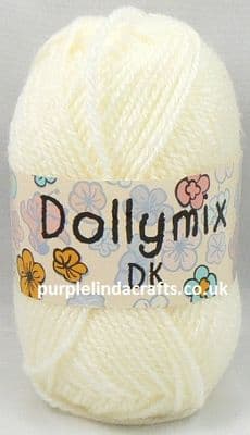 King Cole Dollymix DK Yarn 46 Natural Cream