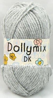 King Cole Dollymix DK Yarn 49 Clerical Grey