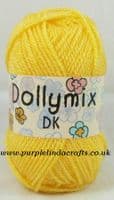 King Cole Dollymix DK Yarn 55 Gold Yellow