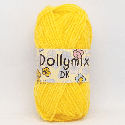 King Cole Dollymix DK Yarn 55 Gold Yellow