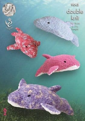 King Cole DOLPHINS Knitting Pattern 9045
