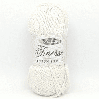 King Cole Finesse Cotton Silk DK 2810 White