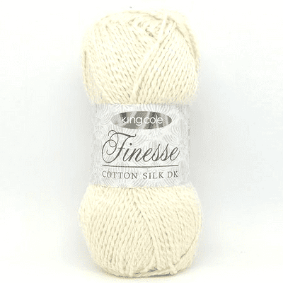 King Cole Finesse Cotton Silk DK 2811 Soft Cream