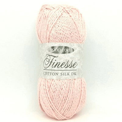 King Cole Finesse Cotton Silk DK 2812 Soft Pink