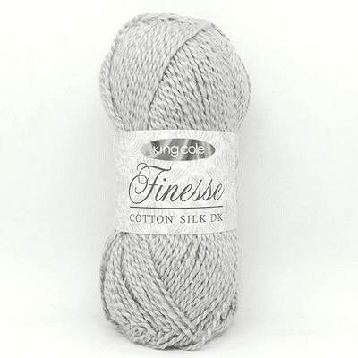King Cole Finesse Cotton Silk DK 2819 Silver