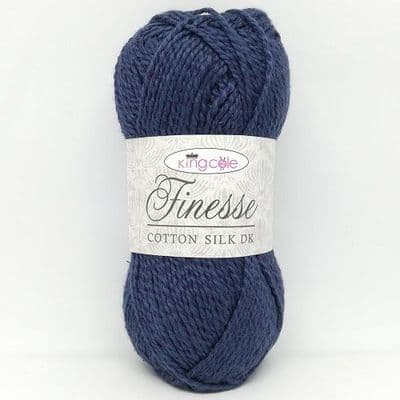 King Cole Finesse Cotton Silk DK 2820 Navy