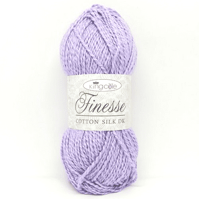 King Cole Finesse Cotton Silk DK 2823 Lilac Mist