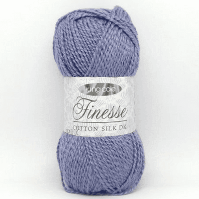 King Cole Finesse Cotton Silk DK Yarn 2816 Denim