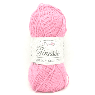 King Cole Finesse Cotton Silk DK Yarn 2825 Fondant