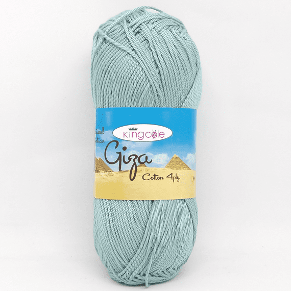 King Cole Giza Cotton 4 Ply Yarn 2194 Glacier