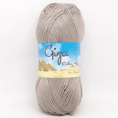 King Cole Giza Cotton 4 Ply Yarn 2249 Argent