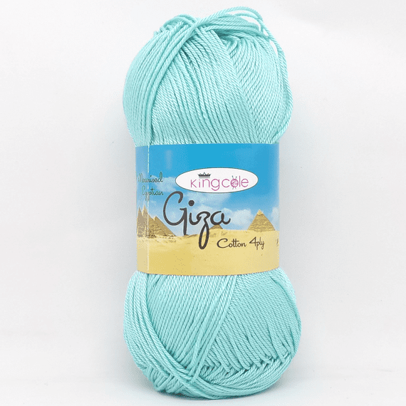 King Cole Giza Cotton 4 Ply Yarn 2291 Sea Breeze