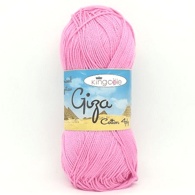 King Cole Giza Cotton 4 Ply Yarn 2425 Blossom
